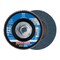 Pferd 4-1/2" x 5/8-11 Thd. POLIFAN Flap Disc - Z SG POWER STEELOX, Zirconia, 36 Grit, Flat 62273 - alternate 1